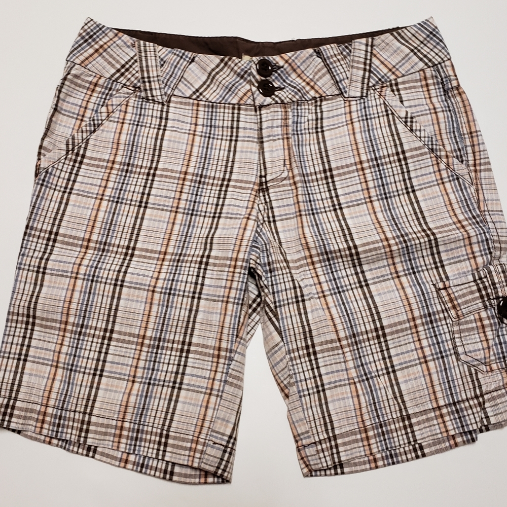 Be Bop Bermuda shorts Size 3 jr plaid